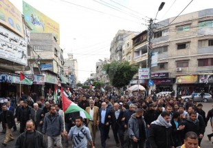 مسيرات تجوب غزة دعماً للمقاومة ورفضاً لمشروع قرار أمريكي يدين المقاومة