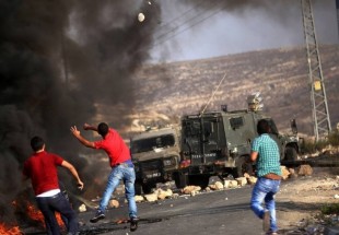 الهلال الأحمر الفلسطيني : 73 إصابة بالرصاص المطاطي والغاز في الأمعري