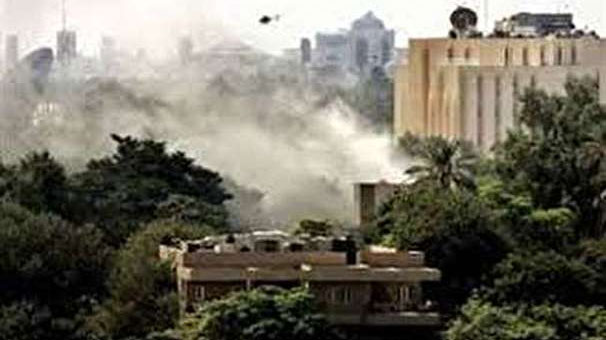السفارة الاميركية في بغداد تتعرض لقصف صاروخي