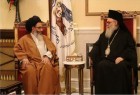 نماینده مقام معظم رهبری با اسقف مسیحیان سوریه دیدار کرد