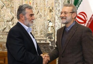 ​لاريجاني يؤكد للنخالة دعم ايران الدائم للشعب الفلسطيني ومقاومته