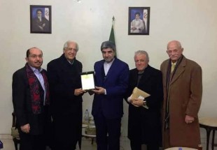لقاء يجمع السفير الايراني ورئيس اللقاء الاسلامي الوحدوي