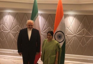 ​وزیر امور خارجه با همتای هندی خود دیدار کرد