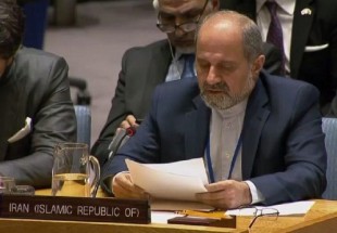 سفير ايران في الامم المتحدة : عدم معاقبة الكيان الصهبوني على جرائمه زاد من وقاحته وصلافته