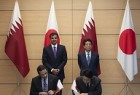 أمير قطر ورئيس وزراء اليابان يوقعان مذكرة تفاهم مشترك