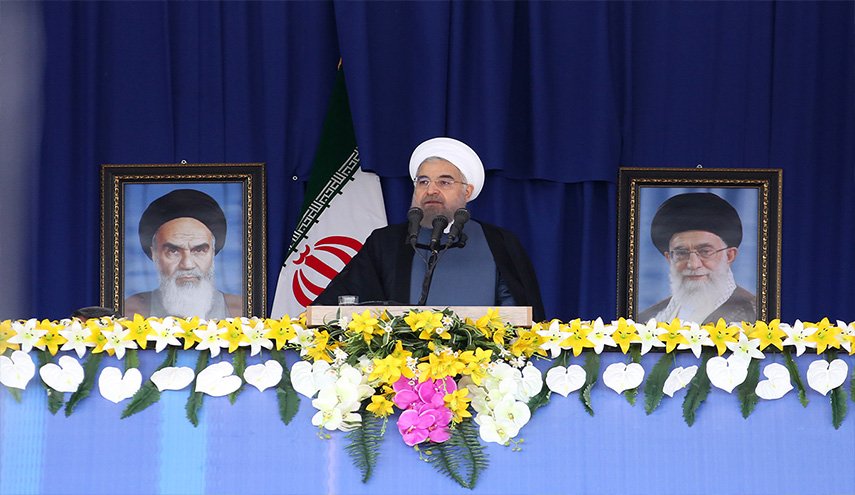 الرئيس الايراني المشاركة الواسعة بالمسيرات دليل احباط مؤامرات الأعداء