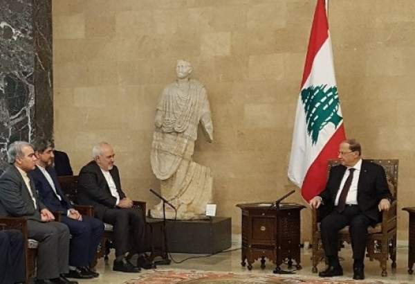 جواد ظریف کی لبنان کی سیاسی شخصیات اور نمائندوں سے ملاقات