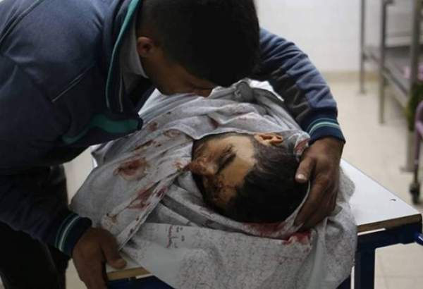 ​شهادت یک فلسطینی در مرکز غزه