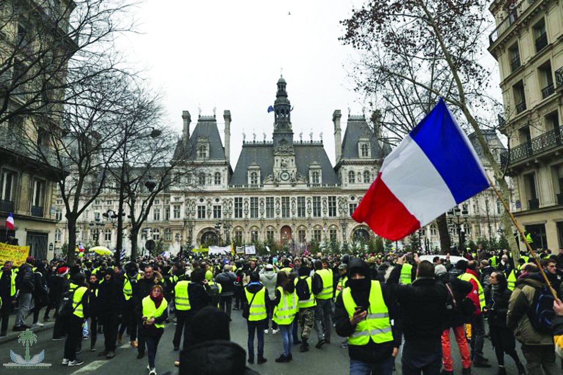 "السترات الصفراء" يتظاهرون للسبت الرابع عشر في فرنسا