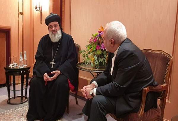 ​دیدار رئیس کلیسای ارتدوکس سوریه با ظریف