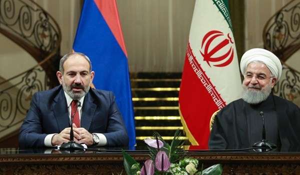 روحاني: نأمل أن نرى مزيداً من التفاهم والاتفاقيات في ظل الحكومة الأرمينية الجديدة