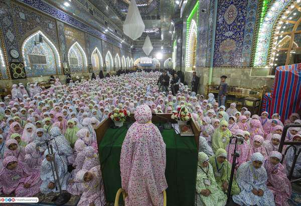 برگزاری مراسم جشن تکلیف دختران در خیمه گاه امام حسین (ع)