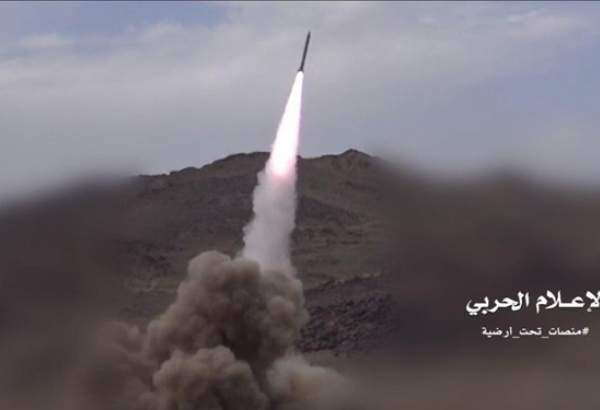 ​شلیک ۲ موشک نقطه‌زن به سمت مواضع شبه‌نظامیان در خاک یمن