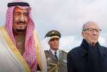 دیدار شاه سعودی با رئیس‌جمهور تونس