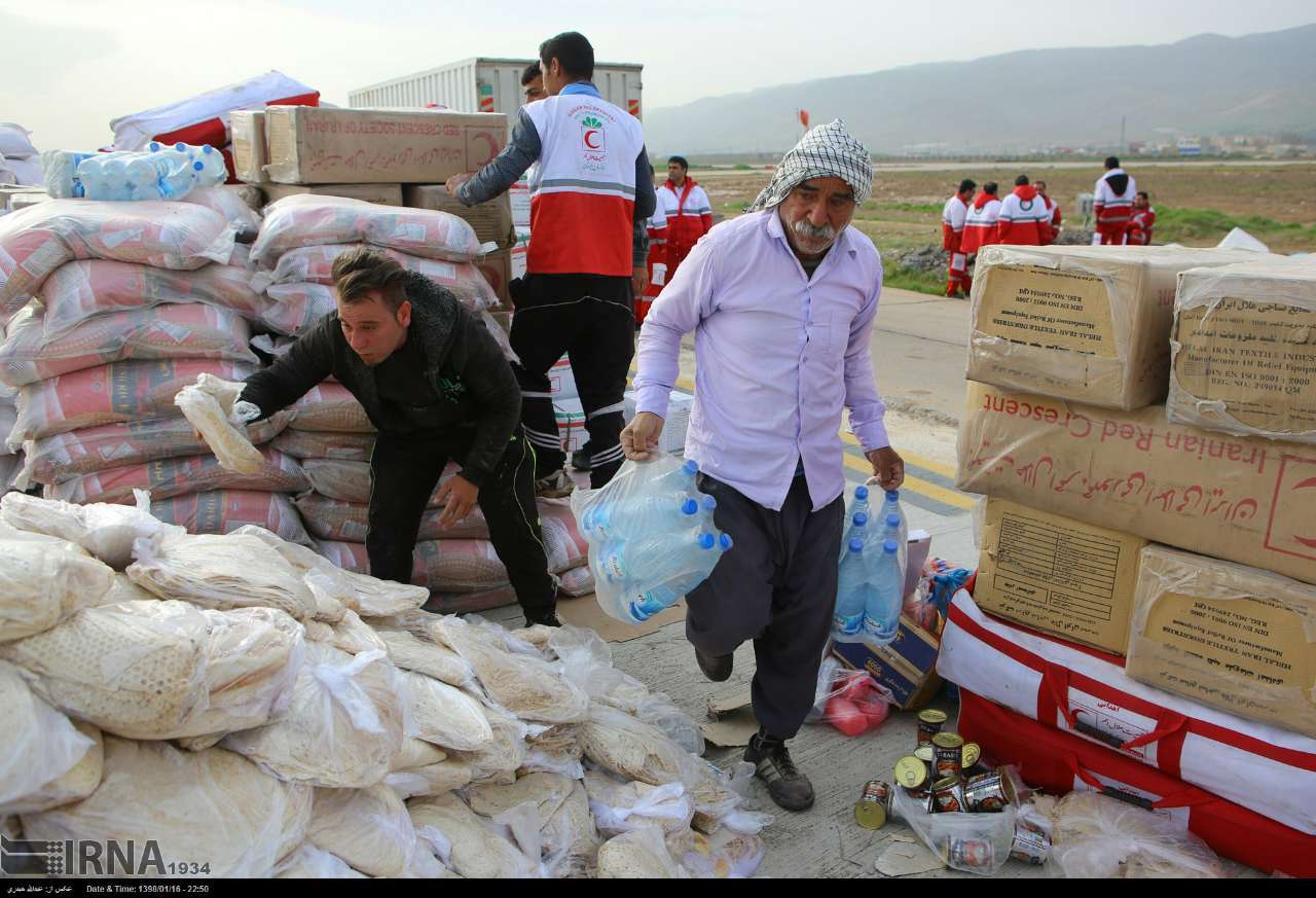 مساعدات إنسانیة روسیة وأرمینیة لضحایا الفیضانات التی ضربت إیران مؤخرا