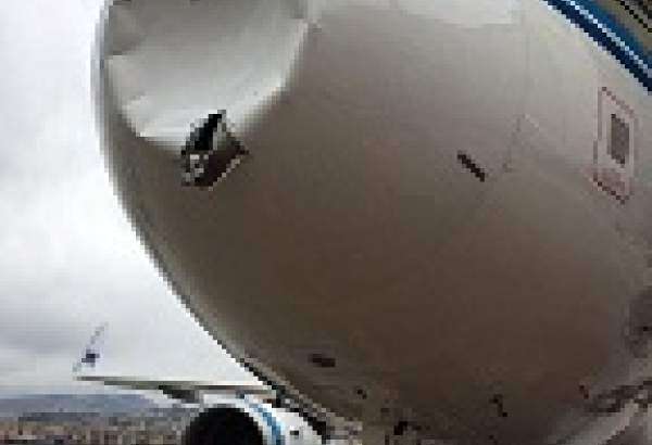 طائرة كويتية تصطدم بكتلة ثلجية وتهبط بسلام في بيروت
