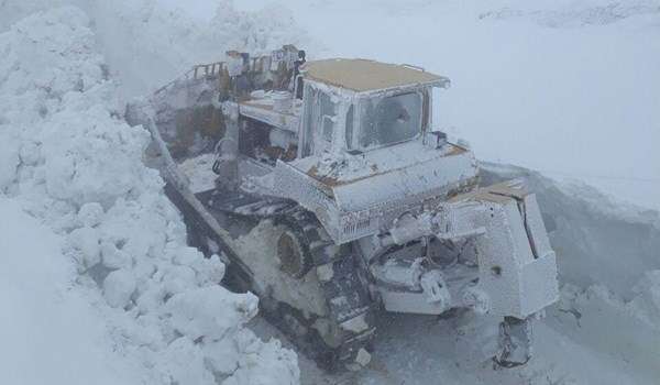 تساقط كثيف للثلوج في شمال غرب ايران