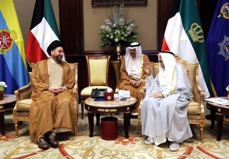 الحكيم يبحث مع أمير الكويت وولي عهده تطورات المشهد السياسي في المنطقة