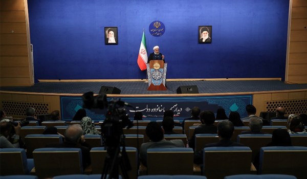 الرئیس روحاني: قرار الحكومة الصائب یدعم امن المنطقة