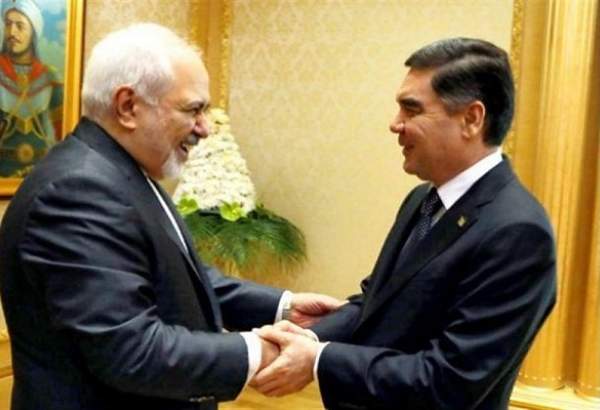 دیدار ظریف با رئیس جمهور ترکمنستان