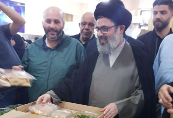جولة تفقدية لرئيس المجلس التنفيذي في حزب الله سماحة السيد هاشم صفي الدين على المطبخ الرمضاني الدائم والمخصص لمائدة الإمام زين العابدين (ع)
