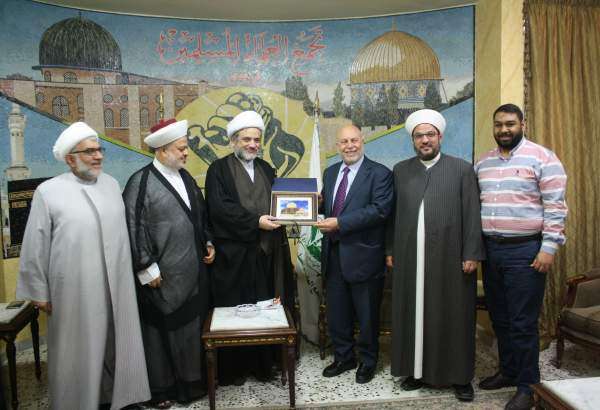 تجمع العلماء المسلمين يستقبل وفدا من مؤسسة القدس الدولية