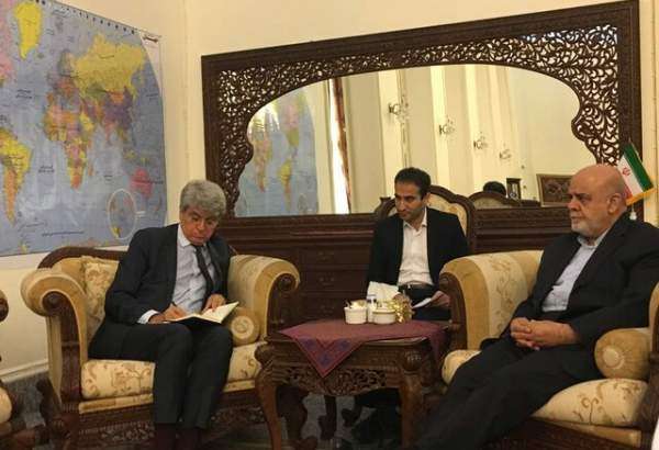 رایزنی سفیر فرانسه در عراق با همتای ایرانی در مورد آخرین تحولات منطقه