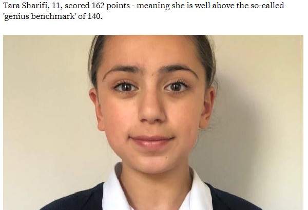 دختر ۱۱ ساله ایرانی، رکورد ضریب هوشی اینشتین را شکست