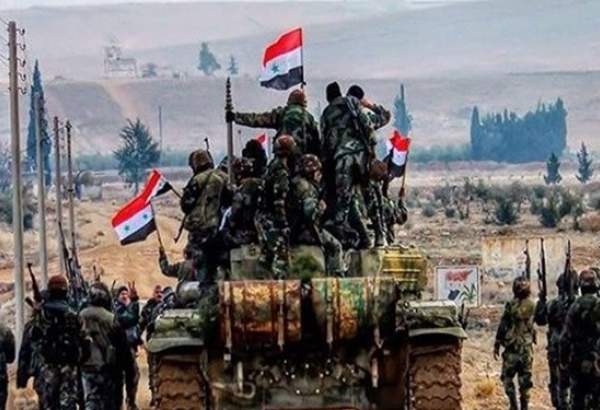 ارتش سوریه پهپاد تروریست‌ها را سرنگون کرد