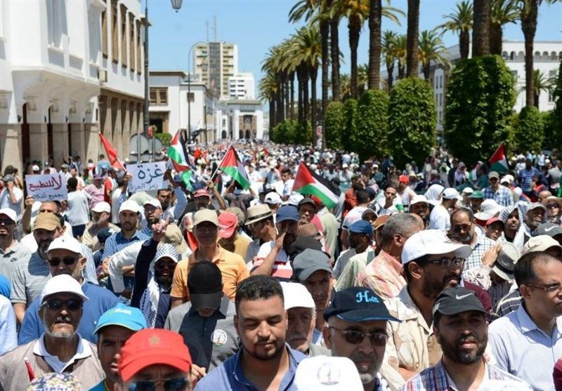 مظاهرات في المغرب تندد بصفقة الخيانة وورشة المنامة