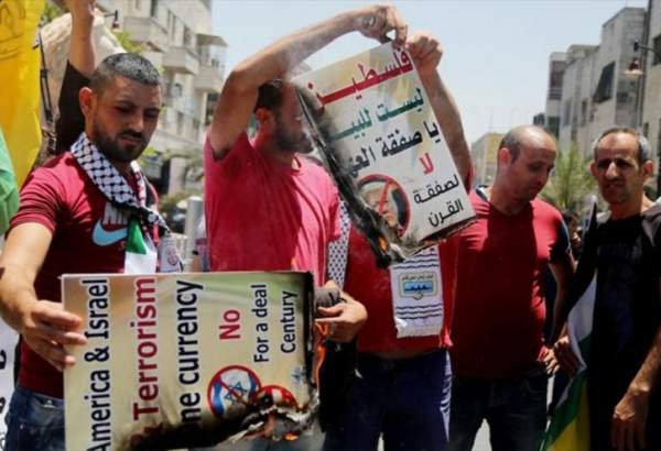 انطلاق فعاليات احتجاجية في الاراضي الفلسطينية رفضا لمؤتمر البحرين