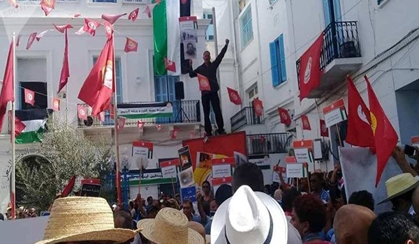 الاتحاد العام التونسي للشغل ينظم مسيرة ضد "صفقة القرن"