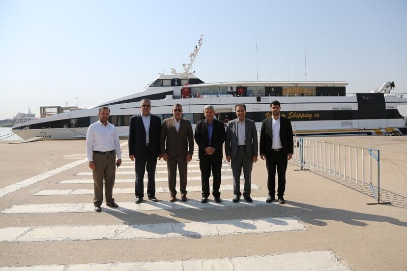 استئناف نشاط خط الملاحة البحري بين خرمشهر والبصرة