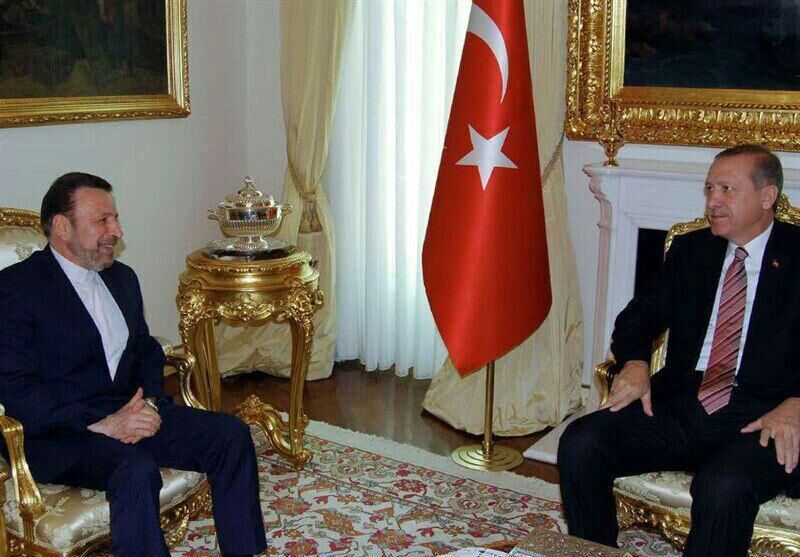 واعظي يبحث مع اردوغان سبل تعزيز العلاقات بين ايران وتركيا