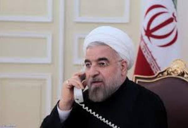صدر روحانی کی فرانس کے صدر میکرون کے ساتھ ٹیلیفون پر گفتگو