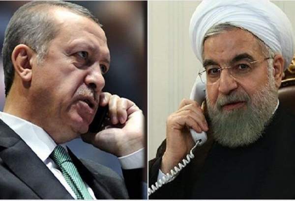 روحانی و اردوغان بر توسعه همکاری‌های دو کشور در همه عرصه‌ها تاکید کردند