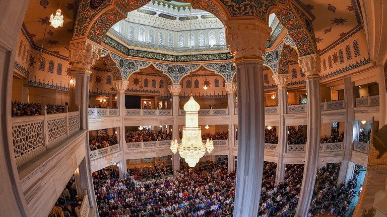 صلاة عيد الأضحى المبارك في جامع موسكو الكبير