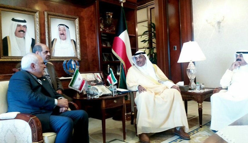 وزير الخارجية الايراني و الكويتي يبحثان أهم القضايا الاقليمية