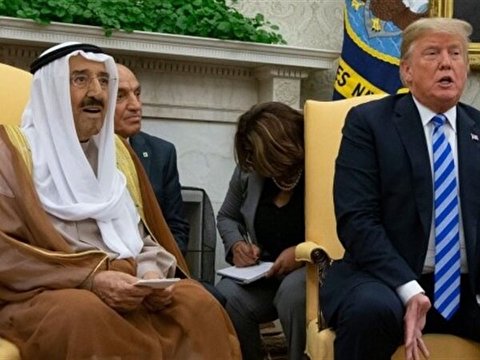 ترامپ با امیر کویت دیدار می کند