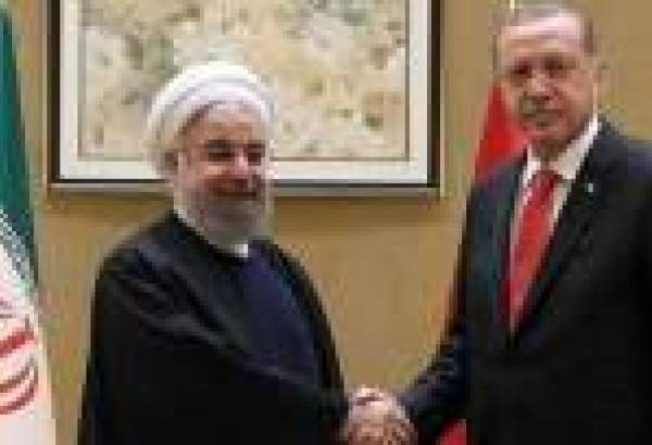 صدر حسن روحانی کی ترک ہم منصب رجب طیب اردوغان سے ملاقات
