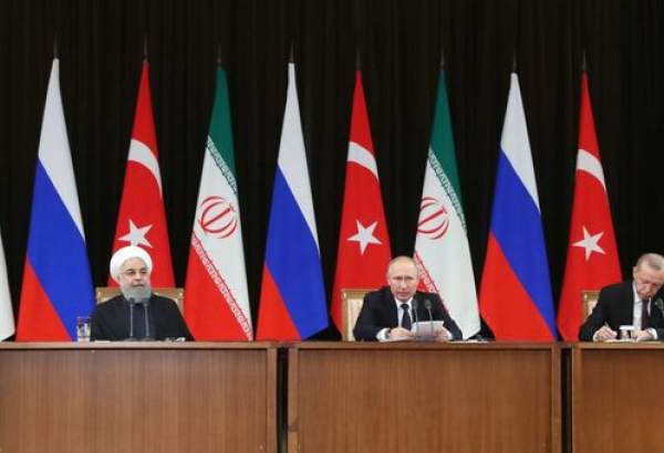 پنجمین دیدار سه جانبه روسای سه کشور روسیه، ایران و ترکیه آغاز شد
