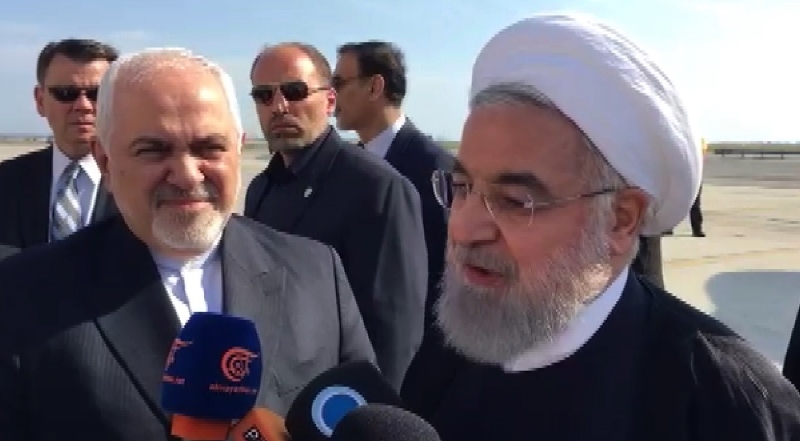 روحاني : الشعب الايراني شعب مقاوم ويدعو الجميع الى الالتزام بالقانون