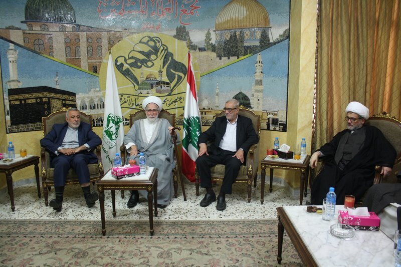 وفد المجمع العالمي للتقريب بين المذاهب الاسلامية يزور تجمع العلماء المسلمين في لبنان
