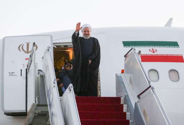 رئیس جمهور تهران را به مقصد ارمنستان ترک کرد