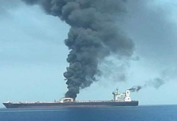 بحر احمر میں ایران کی تیل بردار کشتی پر دہشت گردانہ حمل