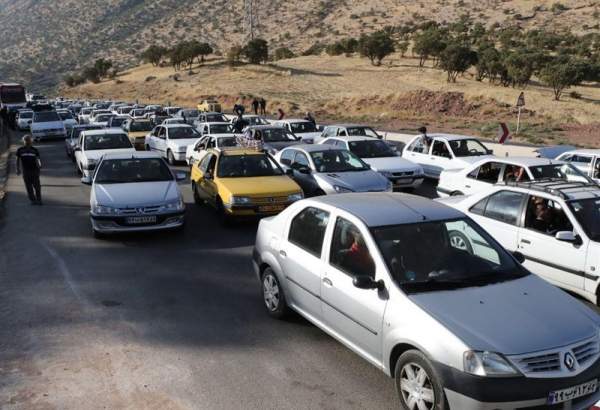 ادامه ترافیک اربعین در جاده‌های استان کرمانشاه/ تردد ۷۱۷ هزار وسیله نقلیه در ۲۴ ساعت