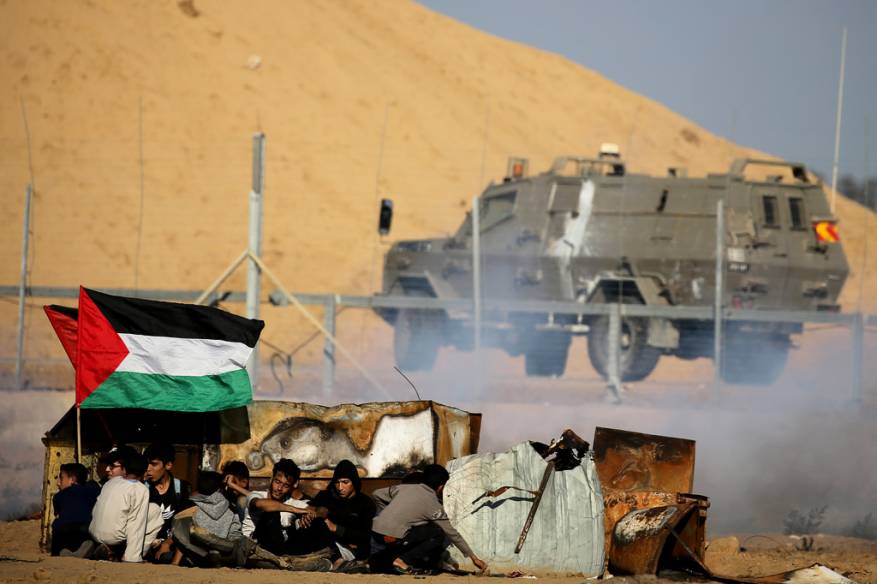 إصابات بقمع فعاليات جمعة "يسقط وعد بلفور" على حدود غزة