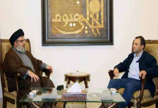 رایزنی رئیس جریان ملی آزاد لبنان با سید حسن نصرالله