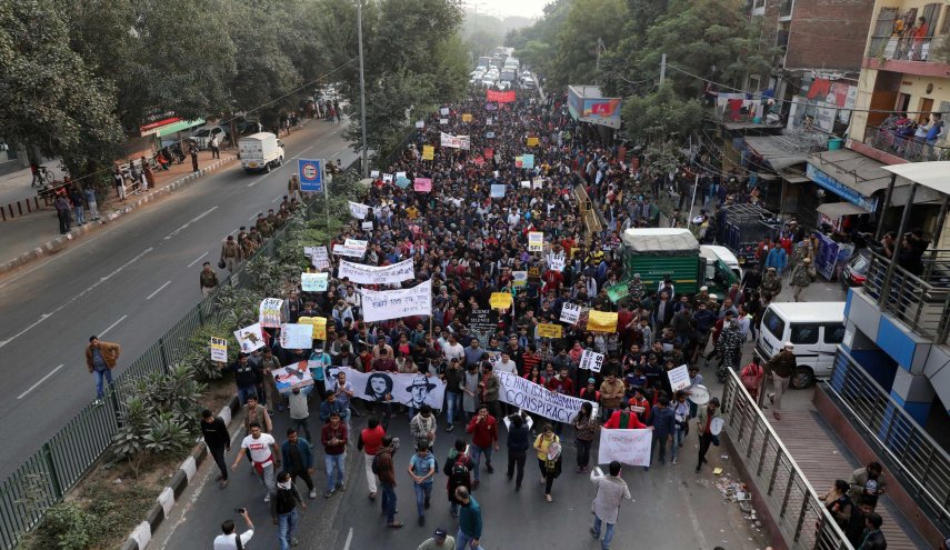 قتلى وأعمال شغب بالهند خلال احتجاجات على قانون ضد اللاجئين المسلمين