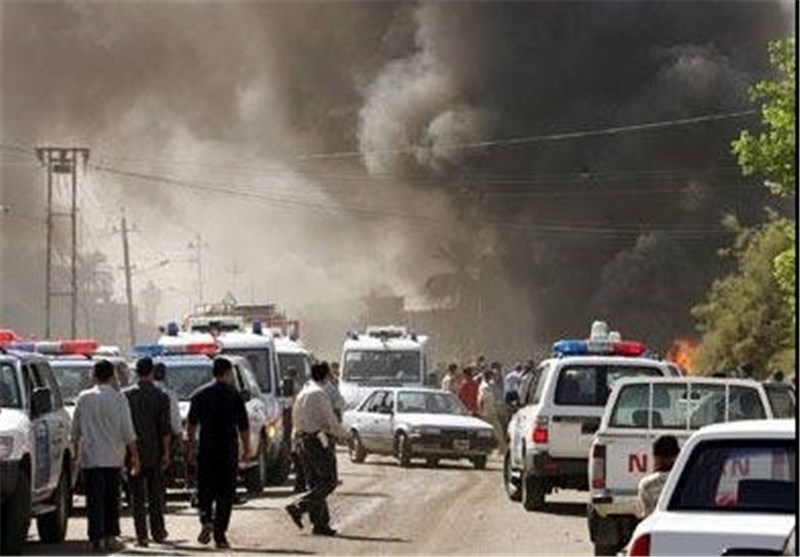 اصابة ثلاثة مدنيين بانفجار عبوة ناسفة شمالي بغداد